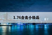 1.76合击小极品