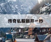 传奇私服新开一秒