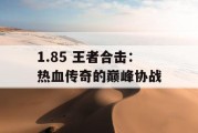 1.85 王者合击：热血传奇的巅峰协战