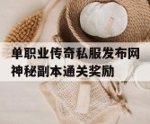 单职业传奇私服发布网神秘副本通关奖励