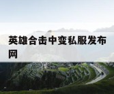 英雄合击中变私服发布网