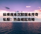 纵横我本沉默版本传奇私服：热血崛起攻略