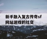 新手融入复古传奇sf网站游戏的社交