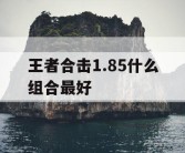 王者合击1.85什么组合最好