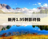新开1.95刺影终极