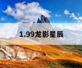 1.99龙影星辰