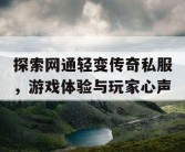 探索网通轻变传奇私服，游戏体验与玩家心声