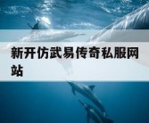 新开仿武易传奇私服网站