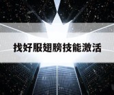 找好服翅膀技能激活