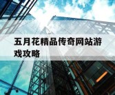 五月花精品传奇网站游戏攻略