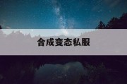 合成变态私服