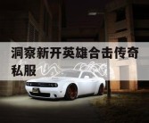洞察新开英雄合击传奇私服
