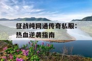 征战纯网通传奇私服：热血逆袭指南