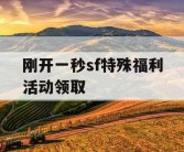 刚开一秒sf特殊福利活动领取