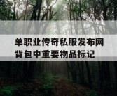 单职业传奇私服发布网背包中重要物品标记