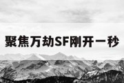 聚焦万劫SF刚开一秒