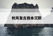 秋风复古我本沉默