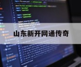 山东新开网通传奇