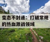 变态不封速：打破常规的热血激战领域
