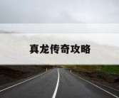 真龙传奇攻略