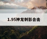 1.95神龙刺影合击