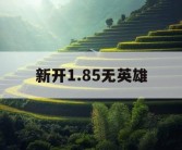 新开1.85无英雄