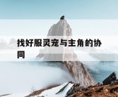 找好服灵宠与主角的协同