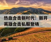 热血合击新时代：新开英雄合击私服登场
