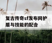 复古传奇sf发布网护盾与技能的配合