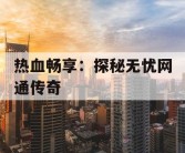 热血畅享：探秘无忧网通传奇