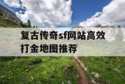 复古传奇sf网站高效打金地图推荐