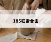 185狂雷合击