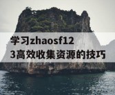 学习zhaosf123高效收集资源的技巧