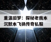 重温旧梦：探秘老我本沉默本飞扬传奇私服