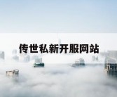 传世私新开服网站