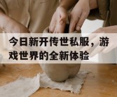 今日新开传世私服，游戏世界的全新体验