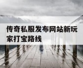 传奇私服发布网站新玩家打宝路线