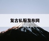复古私服发布网