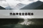 热血神龙合击版本