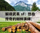 解读武易 sf：热血传奇的别样演绎