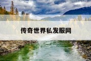 传奇世界私发服网