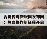 合击传奇新服网发布网：热血协作新征程开启