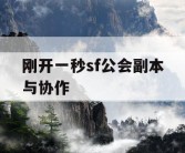 刚开一秒sf公会副本与协作