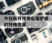 今日新开传奇私服护盾的特殊效果