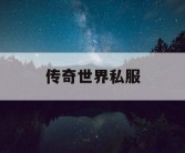 传奇世界私服