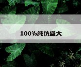 100%纯仿盛大