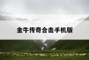金牛传奇合击手机版