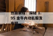 热血新程：探秘 1.95 金牛内功私服发布网