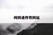 纯网通传奇网站