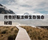 传奇好服法师生存保命秘籍